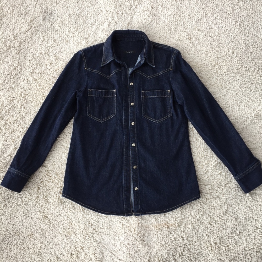 M&S Denim Shirt - Picture 2 of 6